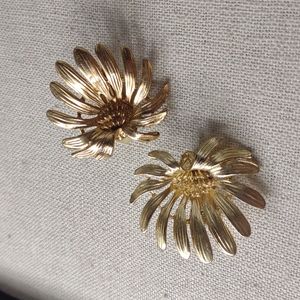Flower Clip Earrings